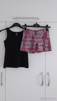 Komplet šortky a tilko zn. H&M vel.146/152 10-12 let - 2