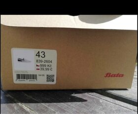 Panske boty Bata NOVE - 2