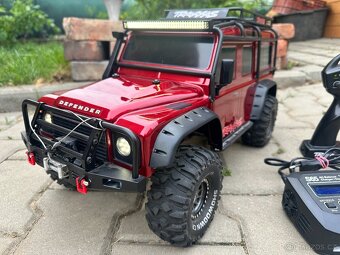 ZÁNOVNÍ - Traxxas TRX-4 Defender komplet set v tuningu - 2