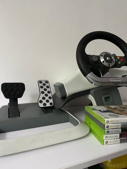 Xbox 360 Originální Volant a Pedály - 2
