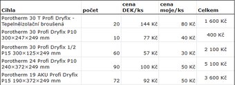 Porotherm Profi Dryfix na pěnu (30 / 30T / 24 / 19AKU) - 2
