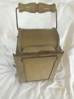 Původní Starožitná Karbidová Vojenská LAMPA - AFRIKAKORPS - 2