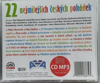 Audiokniha CD MP3 pohádky - 2