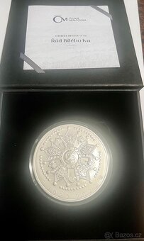 stříbrná medaile Řád Bíleho lva,bk,2022,jenom 200ks - 2