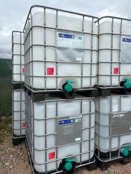 Nádrž na vodu 1000l - vymytá po čokoládě - IBC kontejner - 2