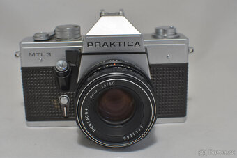 PRAKTICA MTL 3 + PENTACON 50/1,8 + PŘÍSLUŠENSTVÍ. - 2