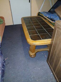 rustikální masivní pokojový stůl - 2