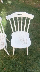 Jedna pevná selská/western židle - 2