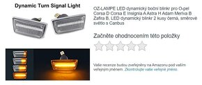 OPEL - LED dynamické boční blinkry - 2