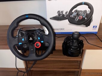 PS volant Logitech G29 Driving Force + páka Shifter - 2
