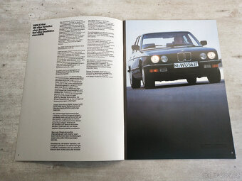 Prospekt BMW 524td E28 (1985), 26 s, D - 2
