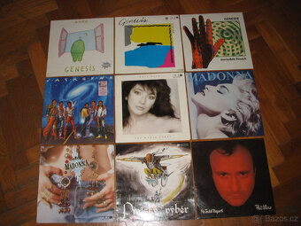 LP vinyly = Genesis, Madonna, Sting a další v seznamu. - 2
