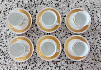 Servis kávový, čajový 6 kusů porcelalánka HC Chodov - 2