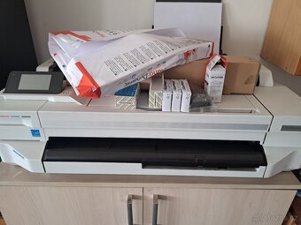 Prodám tiskárnu HP DesignJet T125 ,tisk A1,A3 příslušenství - 2