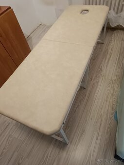 Masérské lehátko kovové skládací - 2