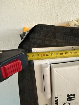 Plastová okna černá/bílá 2 ks (2x dvojokno) - 2