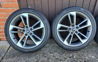 Orig alu kola AUDI A4 S4 B9 8W letní 18" nové pneu - 2
