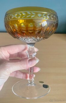 Broušené skleničky -barevka - 2