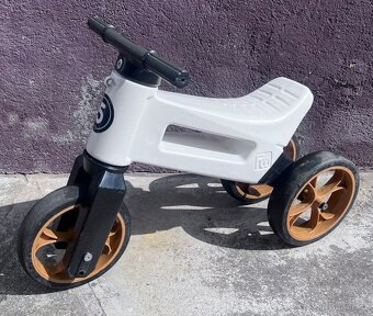 Odrážedlo funny wheels supersport bílohnědé - 2