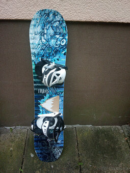 snowboard Trans pirate, vel. 120 cm, vázání S - 2