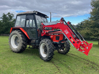 Zetor 6045 s čelním nakladačem s SPZ - 2