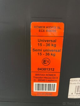 Autosedačka Britax - 2