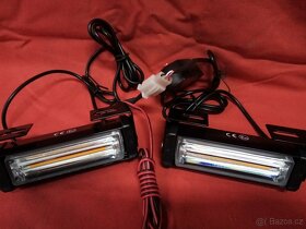 Stroboskopy zábleskové LED oranžové - maják - 2