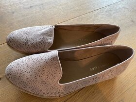 Pudrové mokasíny/baleríny - 2