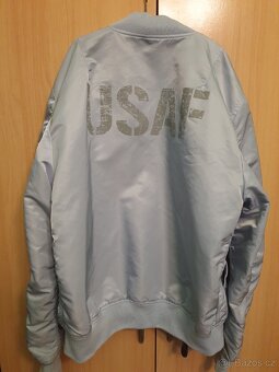 Pánská bunda bomber Alpha industries vel.XL,barva-air blue - 2