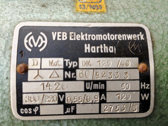 Elektromotor s bruskou - 2