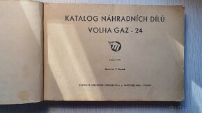 Katalog náhradních dílů Volha Gaz 24 rok 1971 - 2