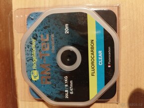 RidgeMonkey Tec Fluorocarbon-Nosnost 20 lb / Návin 20 m / Ba - 2