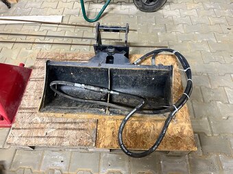 Naklápěcí svahovka ms01/ hydraulicky naklápěná lžíce 80 cm - 2