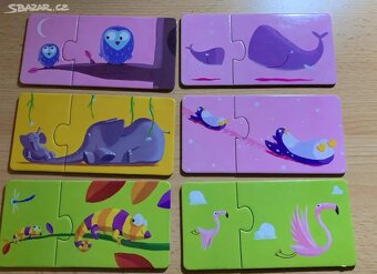 Djeco  puzzle duo - máma a mláďátko - 2