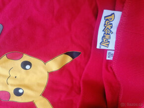 Dětské zboží. červené kraťasy, šortky, Pokémon, Dětské kraťa - 2
