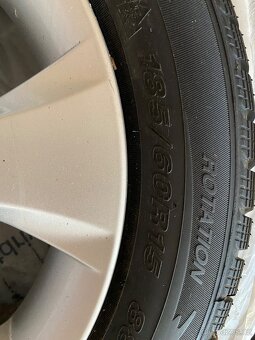 Prodám litá kola 4x100 se zimními pneu - 2