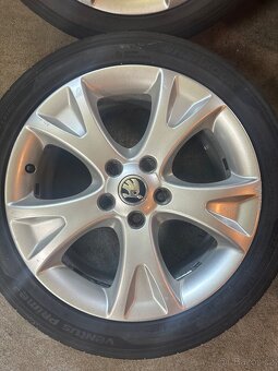 ALU Kola ŠKODA 5x112 R17 PALLAS Letní Pneu 225/45/17 - 2