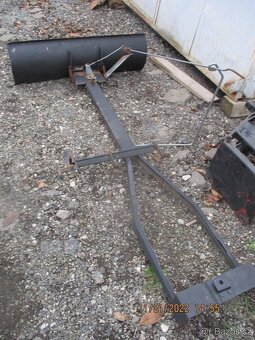 Otočná Pření Radlice na sníh pro malotraktor - 2