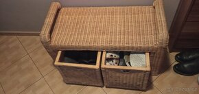 Lavice - botník + 2 šuplíky - 2