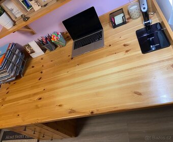 Velký Atypický psací stůl 200x82cm - 2