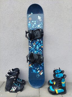 Snowboard SALOMON, 124 cm + boty - 2