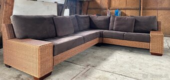 Krásná / Ratanová rohová sedací souprava - 2