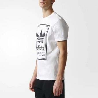 ADIDAS LOGO PÁNSKÉ BAVLNĚNÉ TRIKO L - 2