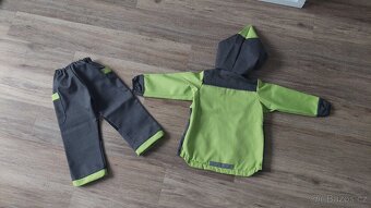 Softshellová souprava 98, top stav - 2