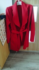 Červený fleecový kabátek - 2