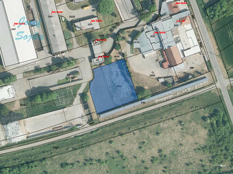 Komerční arál s 2 FVE, Tištín, 10829m2 - 2