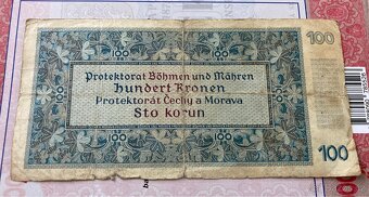 Bankovky protektorát Čechy a Morava - 2