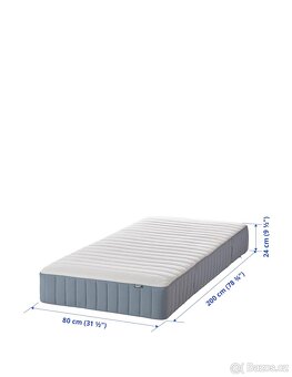 Prodám nepoužité matrace IKEA VALEVÅG 80x200cm - 2