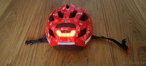 CRIVIT Dětská cyklistická helma s koncovým světlem vel.XS - 2