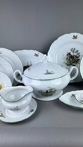 Myslivecký jídelní servis, myslivecký porcelán NOVÝ - 2